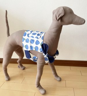 画像1: 【犬用】クールベスト型紙・小型犬用（P/XS/S）